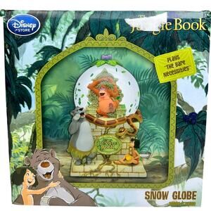 The Jungle Book King Louie Authentic Musical 'The Bare Necessities' Snow Globe
